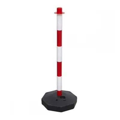 Sealey RWPB01 Red/White Post With Base