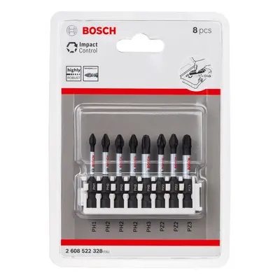 Bosch 2608522328 Impact Control Screwdriver Bit Set 50Mm (8 Piece)