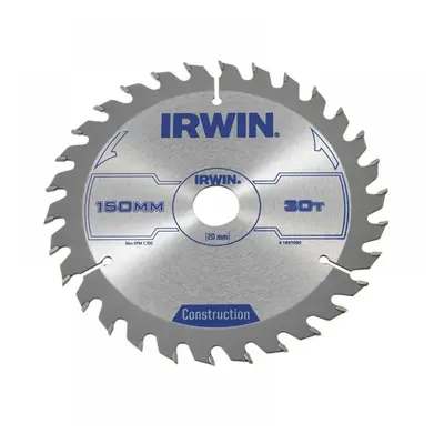 Irwin® 1897090 Construction Circular Saw Blade 150 X 20Mm X 30T Atb