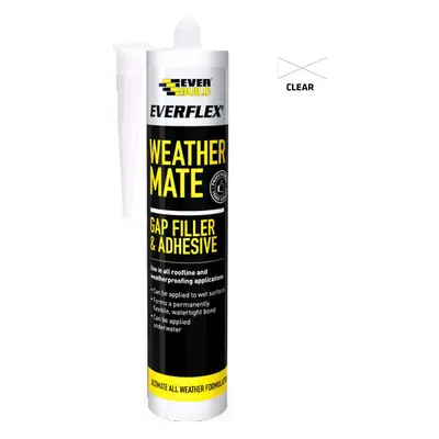 Everbuild Weathermate Sealant Clear 295Ml