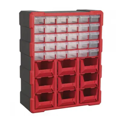 Sealey APDC39R Cabinet Box 39 Drawer - Red/Black