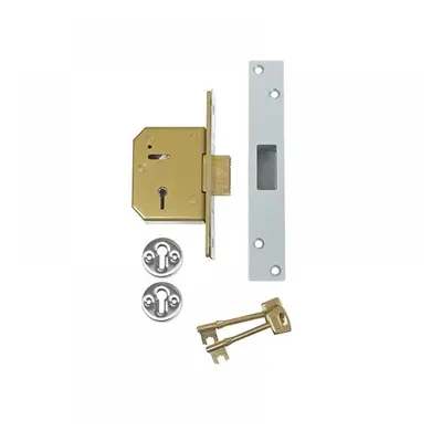 Union V-3G115-SC-67 3G115 C Series 5 Lever Deadlock 67Mm 2.5In Satin Chrome