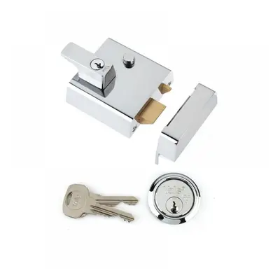 Yale Locks 630001215162 P1 Double Security Nightlatch 60Mm Backset Chrome Finish Visi