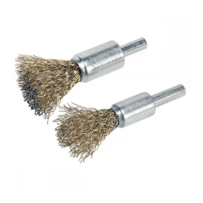 Sealey VS1801 Decarbonising Brush Set 2Pc