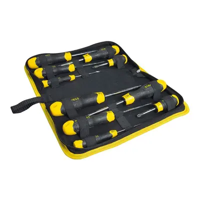 Stanley® ? Cushion Grip™ Screwdriver Set In Wallet 10 Piece