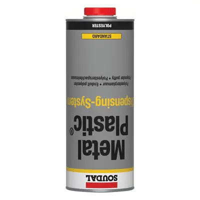 Soudal Metal Plastic Standard Grey 3Kg dispenser tin 12