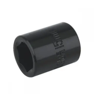 Sealey IS3815 Impact Socket 15Mm 3/8inSq Drive