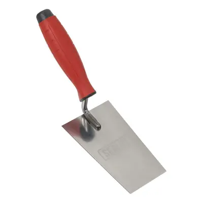 Sealey T1208 Stainless Steel Filler Trowel - Rubber Handle - 140Mm