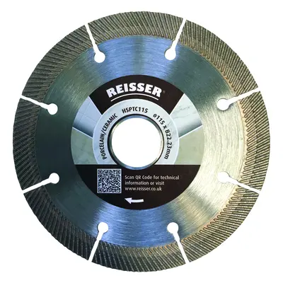 Reisser HSPTC115 Dry Porcelain Tile Cutting Blade 115 X 22.23Mm