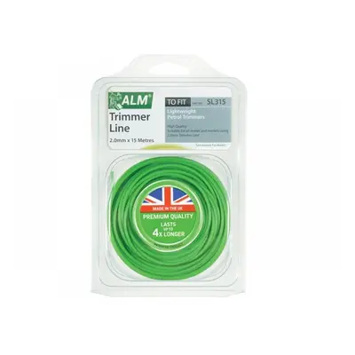 Alm Manufacturing SL315 Sl315 Light-Duty Petrol Trimmer Line 2.0Mm X 15M