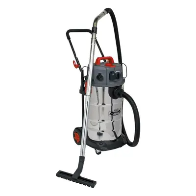 Sealey PC380M Vacuum Cleaner Industrial Dust-Free Wet/Dry 38L 1500W/230V Stainless Steel Drum M 