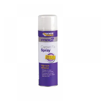 Everbuild Sika 762051 Carpet Fix Spray Adhesive Aerosol 500Ml