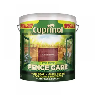 Cuprinol 5194068 Less Mess Fence Care Autumn Red 6 Litre