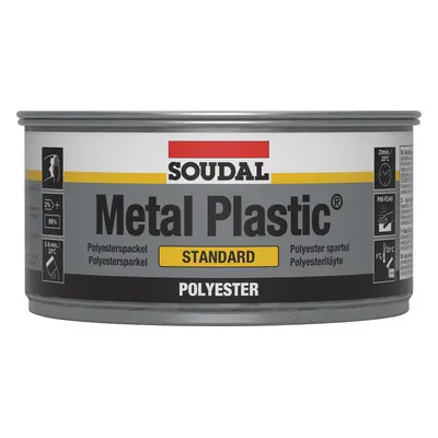 Soudal Metal Plastic Standard Grey 250G tin 16