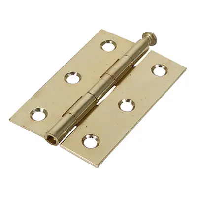 Timco 434659 Butt Hinge - Loose Pin (1840) - Electro Brass 75 X 50