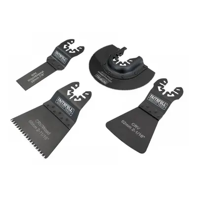 Faithfull M0010105 Multi-Function Tool Flooring Blade Set 4 Piece