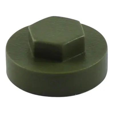 Timco 1612B27CAP Hex Head Cover Caps - Olive Green 16Mm