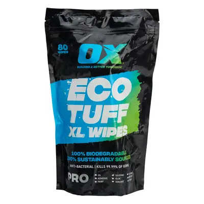 Ox Tools OX-P351008 Ox Biodegradable Eco Wipe - Tub Of 80