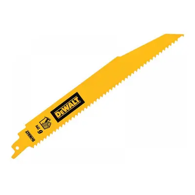 Dewalt DT90381-QZ Bi-Metal Wood Demolition Reciprocating Blade 228Mm X 6 Tpi (Pack 5)