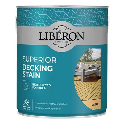 Liberon 126119 Superior Decking Stain Clear 2.5 Litre