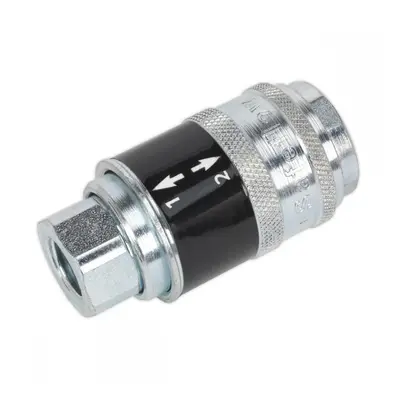 Sealey AC57 Safety Coupling Body Female 1/4inBsp