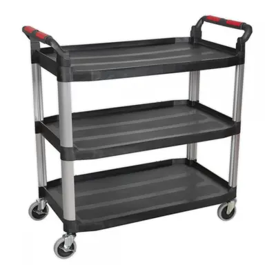 Sealey CX310 Workshop Trolley 3-Level Composite - 3 Wall