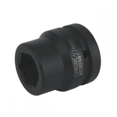 Sealey IS127 Impact Socket 27Mm 1inSq Drive