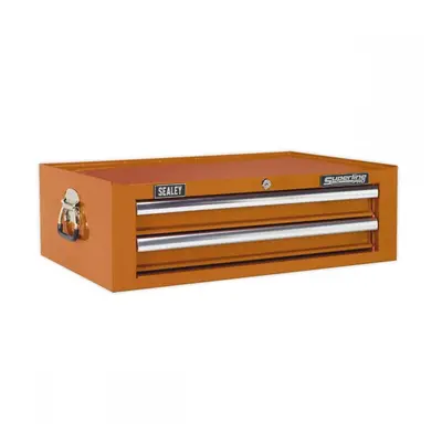 Sealey AP26029TO Mid-Box 2 Drawer With Ball-Bearing Slides - Orange