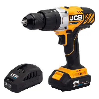 JCB 18V Combi Drill - Jcb 18V Combi Drill 1X 2.0Ah 2.4A Charger | Jcb-18Cd-2Xb