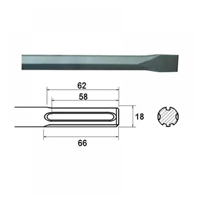 Faithfull Sds Max Chisel 300Mm