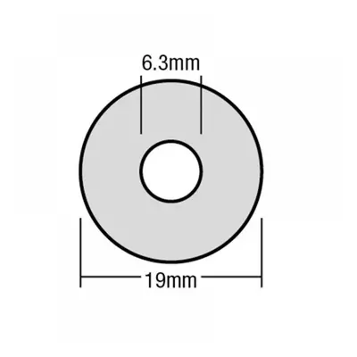 Forgefix TFW1963 Techfast Bonded Epdm Washer 6.3 X 19Mm Box 100