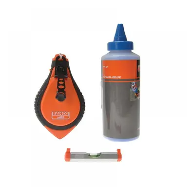 Bahco CL-1221-SET Blue Chalk Chalk Line & Line Level Set