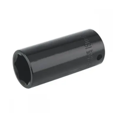 Sealey IS3819D Impact Socket 19Mm Deep 3/8inSq Drive