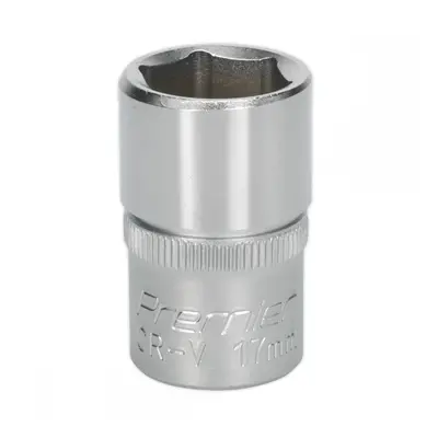 Sealey S1217 Walldrive® Socket 17Mm 1/2inSq Drive