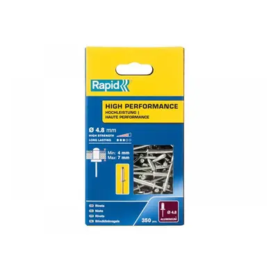 Rapid 5001435 High Performance Rivets 4.8 X 10Mm (Box 350)