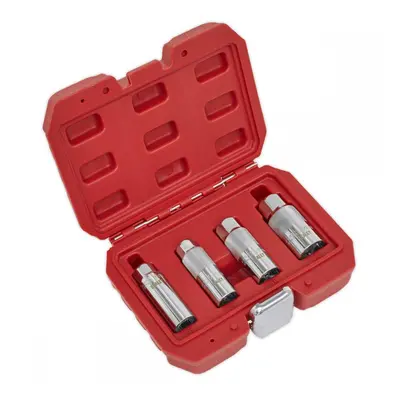 Sealey AK6556 Spark Plug Socket Set 4Pc 3/8inSq Drive