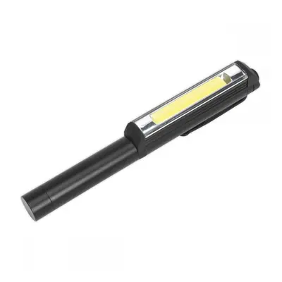 Sealey LED125 Penlight 3W Cob Led 3 X Aaa Cell