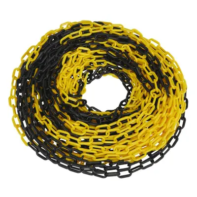 Sealey BYC25M Safety Chain Black/Yellow 25M X 6Mm