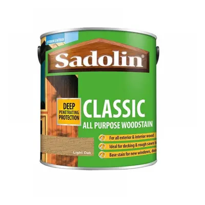 Sadolin 5012901 Classic Wood Protection Light Oak 2.5 Litre