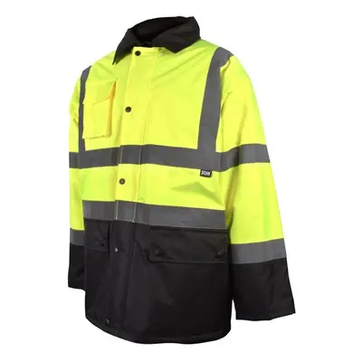 Scan SFJK81 Hi-Vis Yellow/Black Motorway Jacket - M (41In)