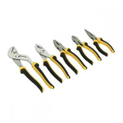 Sealey S0646 Comfort Grip Pliers Set 5Pc