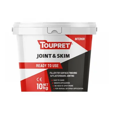 Toupret FGBJP10GB Ready To Use Joint & Skim 10Kg