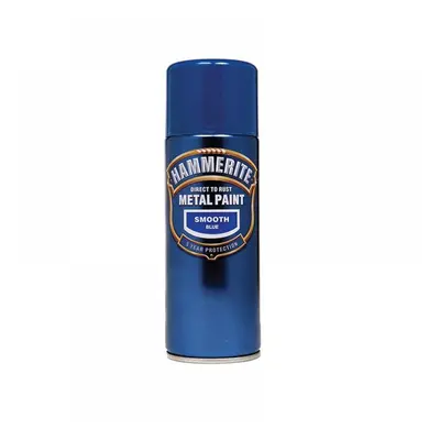 Hammerite 5092970 Direct To Rust Smooth Finish Aerosol Blue 400Ml