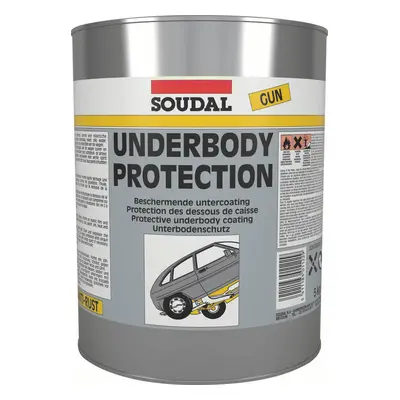 Soudal Underbody Protection Brush Black 5Kg tin 4