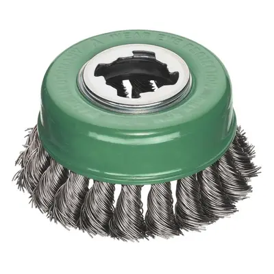 Lessmann 483.81X X-Lock Stainless Steel Knot Cup Brush 85Mm Non Spark