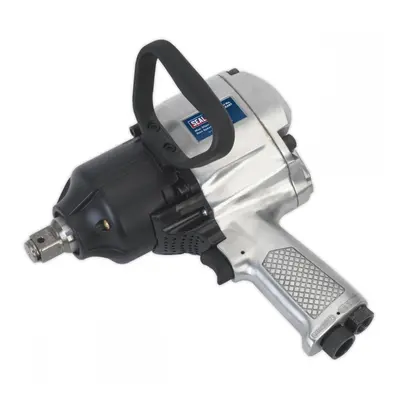 Sealey SA297 Air Impact Wrench 1inSq Drive Pistol Type - Twin Hammer