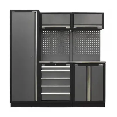 Sealey APMSSTACK02SS Superline Pro® 2.0M Storage System - Stainless Worktop