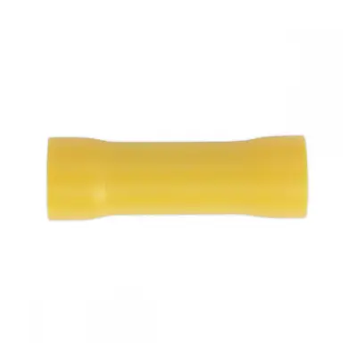 Sealey YT10 Butt Connector Terminal Ø5.5Mm Yellow Pack Of 100