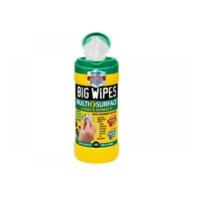 Big Wipes 2440 0000 Multi-Surface Bio Pro+ Antiviral Wipes (Tub 80)