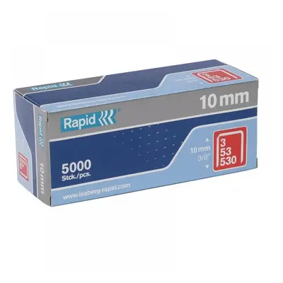 Rapid 11858810 53/10B 10Mm Galvanised Staples (Box 5000)